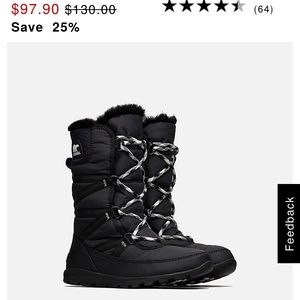 Sorel Whitney Lace II Boot Waterproof